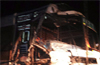 Kundapur : Tanker driver critically injured in accident near Maravanthe beach